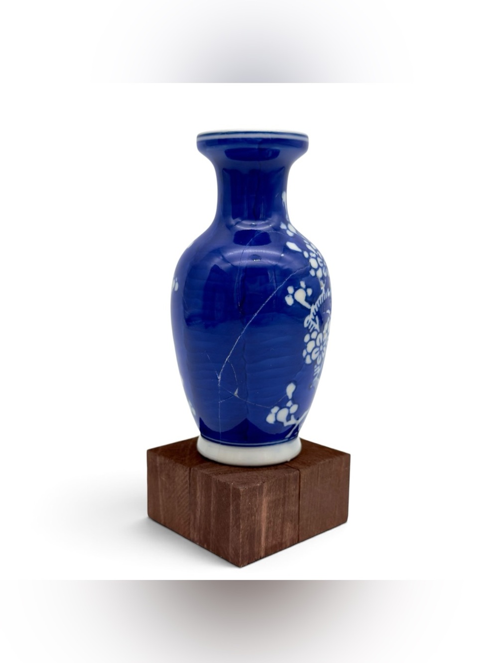 Kintsugi Vase Prunus Plum Blossom Mini Gold Crack Art Personal Growth Gift - Picture 7 of 12